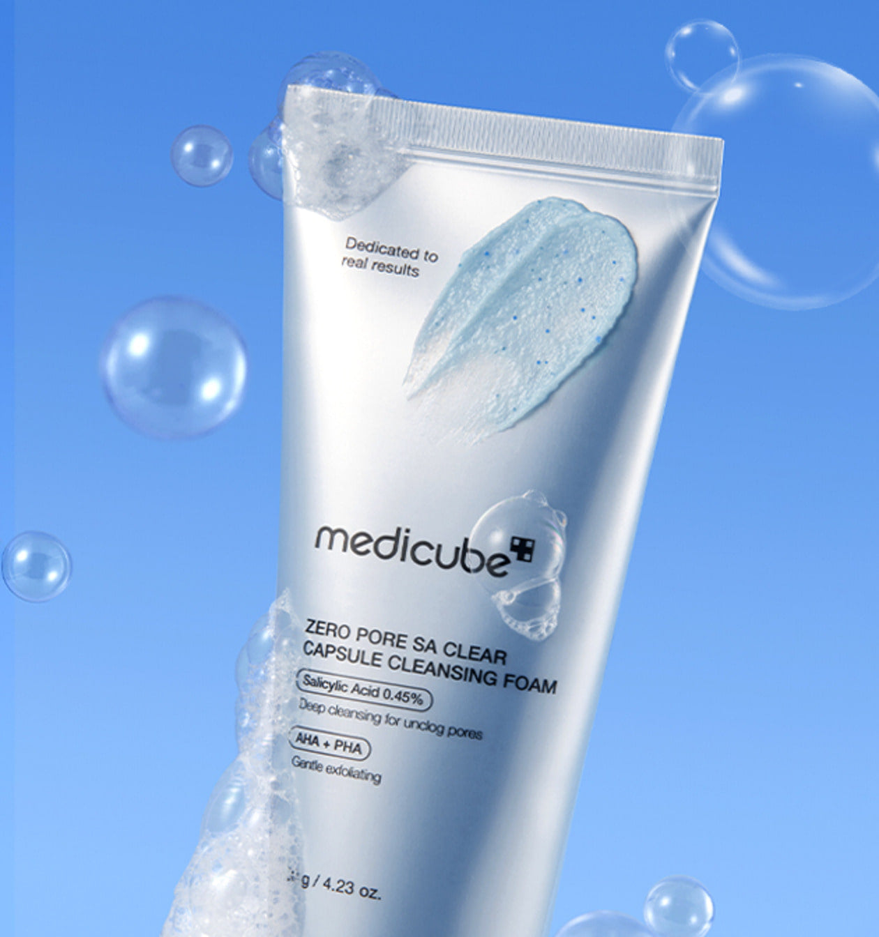 medicube Zero Pore Capsule Cleansing Foam 120g exfoliating foam cleanser