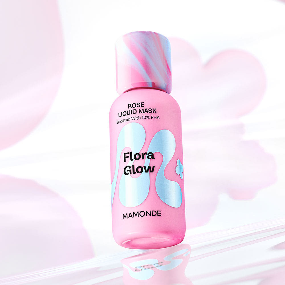 Mamonde Flora Glow Rose Liquid Mask 80ml dewy skin prep mask