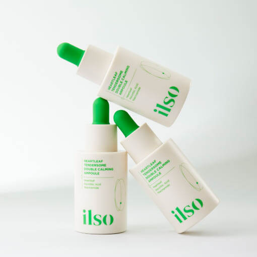 ilso Heartleaf Tendersome Double Calming Ampoule 30ml for sensitive skin