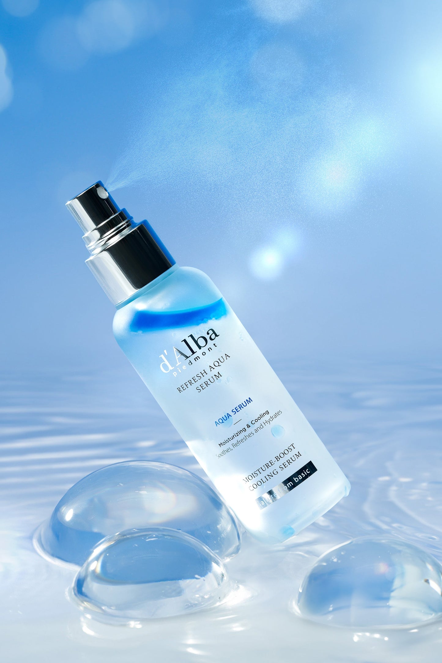 d'Alba White Truffle Refresh Aqua Serum Moisturizing & Cooling 100ml Korean skincare serum