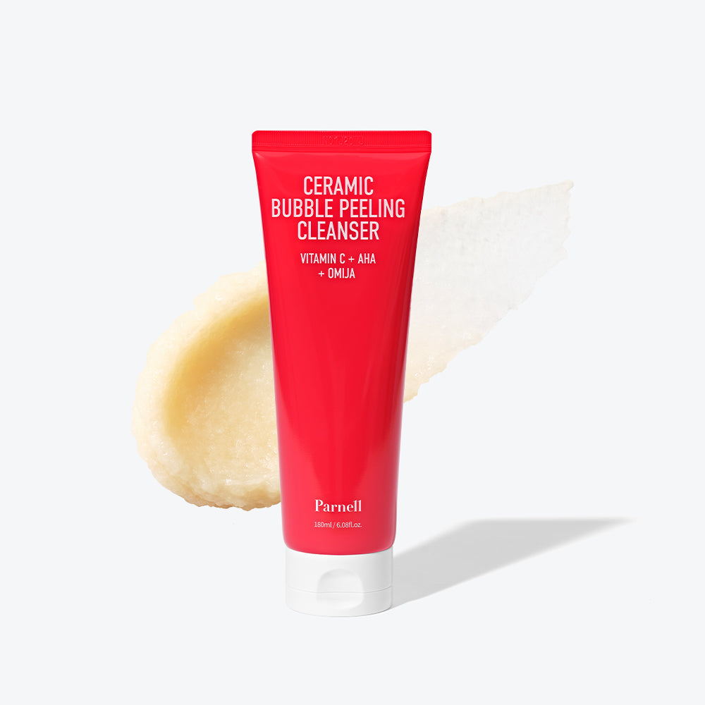 Parnell AHA Omija Bubble Peeling Cleanser dead skin removal