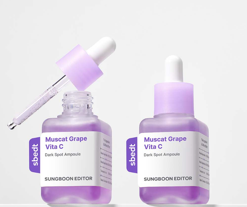 SUNGBOON EDITOR Muscat Grape Vita C Dark Spot Ampoule 40ml vitamin C tone care serum