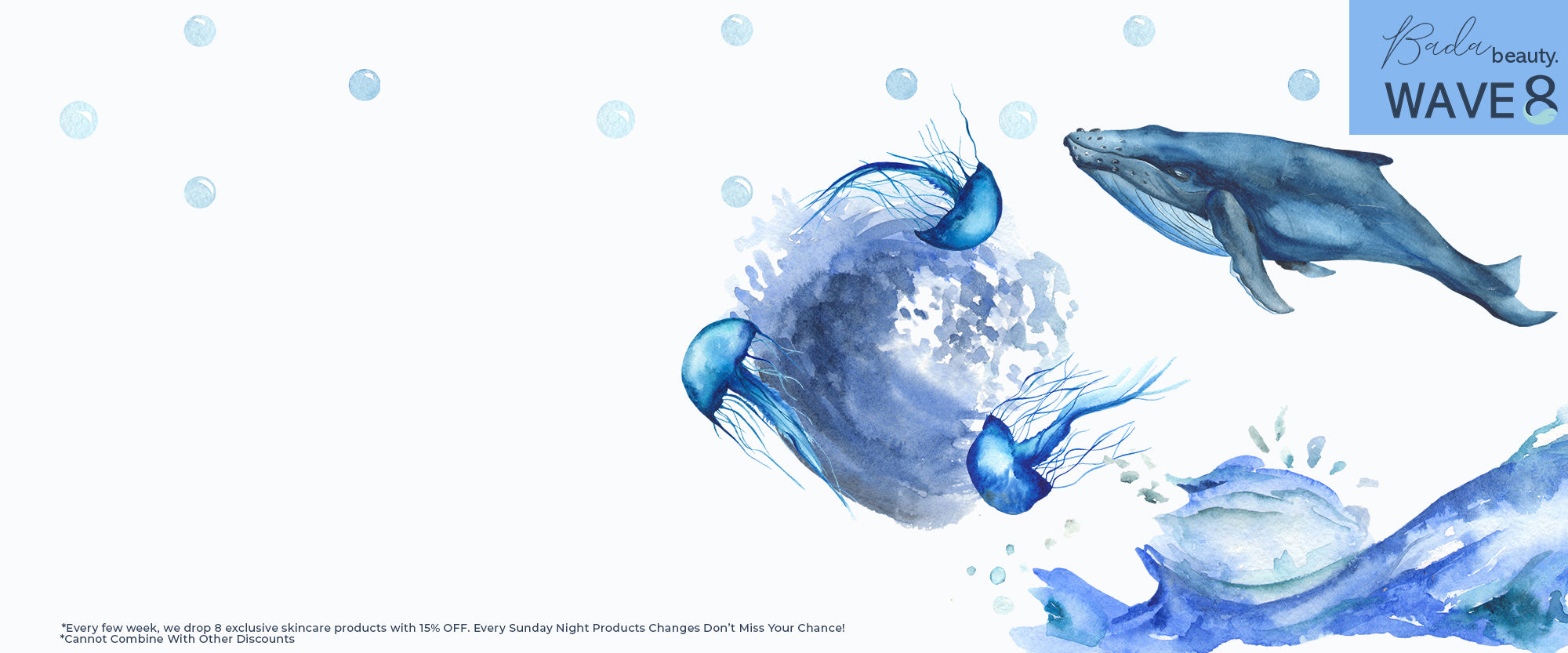 8 Skincare Gems. One Big Wave.