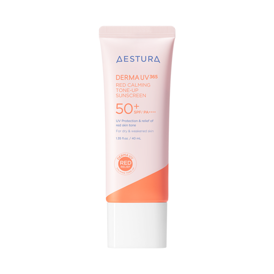 AESTURA Derma UV 365 Red Calming Tone-up Sunscreen SPF50+ 40ml Korean skincare