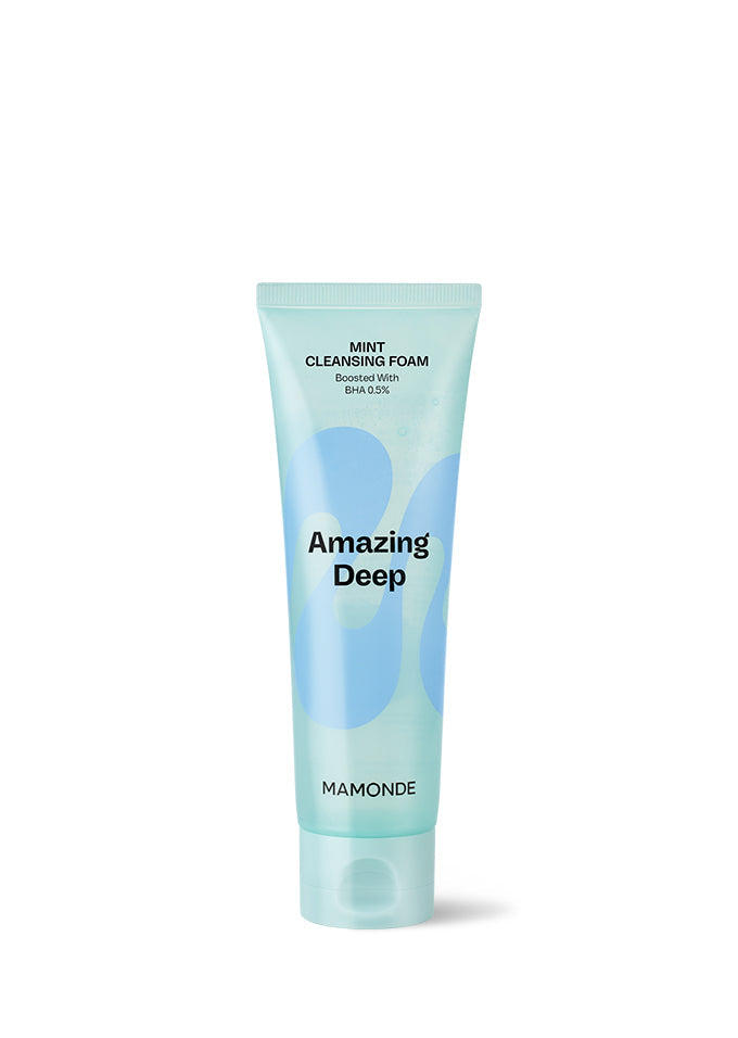 Mamonde Amazing Deep Mint Cleansing Foam 120ml Korean foaming cleanser