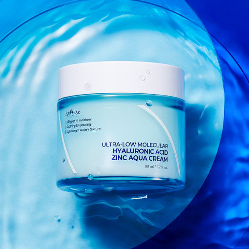 Isntree U-low Molecular Hyaluronic Acid Zinc Aqua Cream 80ml pore care moisturizer