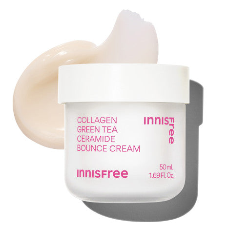 innisfree Collagen Green Tea Ceramide Bounce Cream 50ml firming face cream