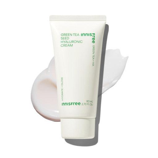 innisfree Green Tea Seed Hyaluronic Cream 80ml moisturizer for dry skin