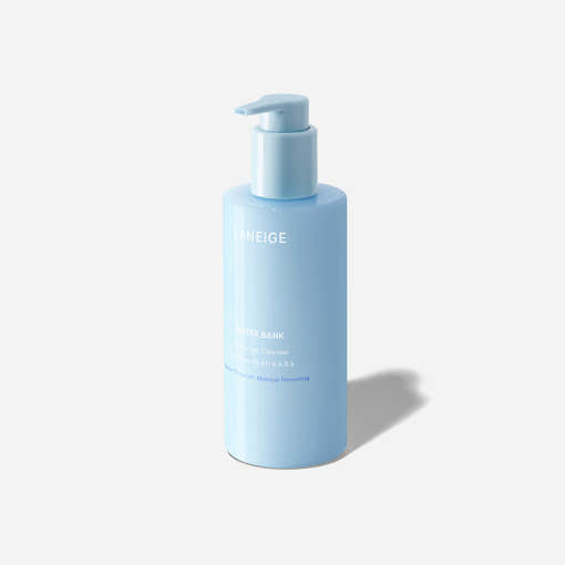 LANEIGE Water Bank Gel Cleanser hydrating sunscreen and makeup remover
