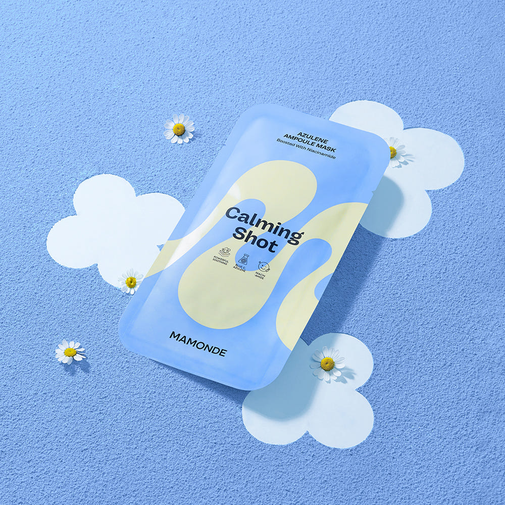 Mamonde Calming Shot Azulene Ampoule Mask 23ml X 10ea hydrating ampoule mask