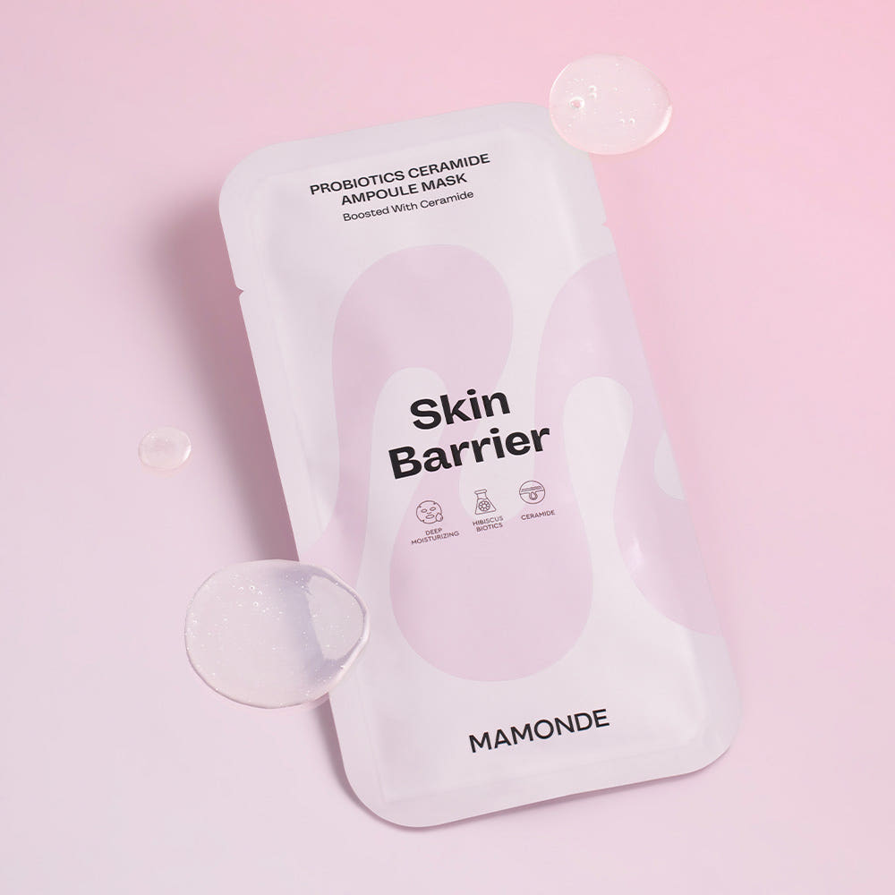 Mamonde Probiotics Ceramide Ampoule Mask 23ml X 10ea moisture barrier mask