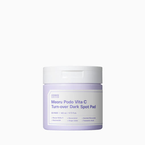 SUNGBOON EDITOR Meoru Podo Vita C Turn-Over DSP 140ml 60pads Korean toner pads