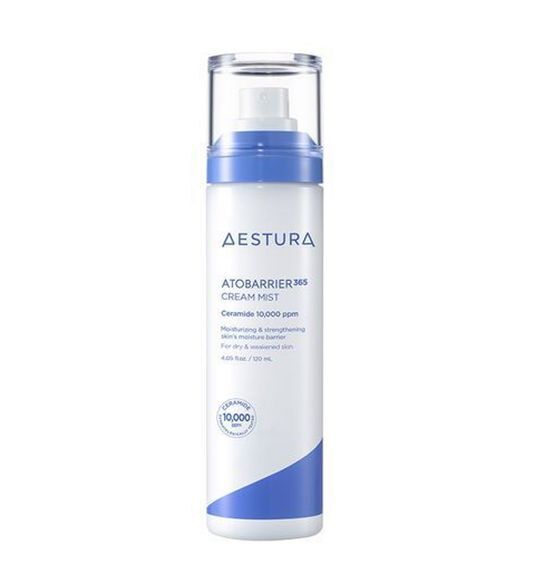 On-the-go cream mist with 10,000ppm ceramide for dry sensitive skin