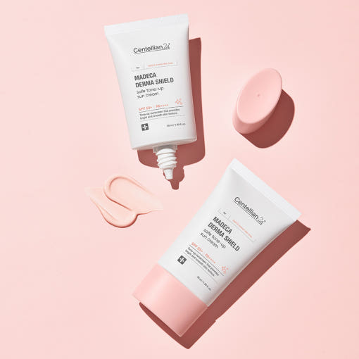Lightweight non-sticky tone-up sunscreen with radiant finish Korean skincare