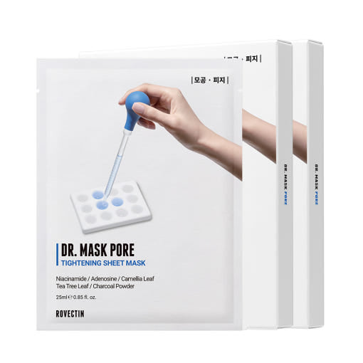 Tanin complex sheet mask refines pore size with patented technology