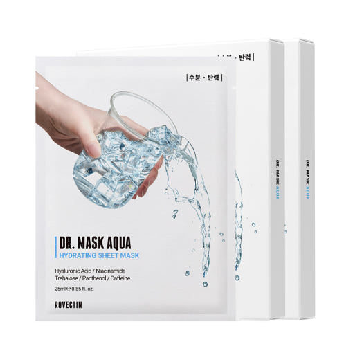 ROVECTIN Dr. Mask Aqua 25ml x 10 Korean skincare