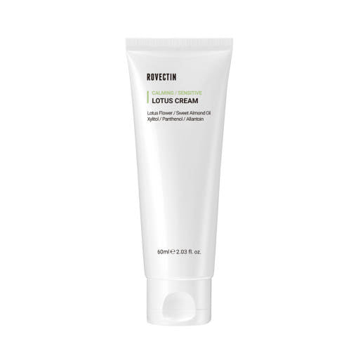 ROVECTIN Calming Sensitive Lotus Cream 60ml Korean skincare