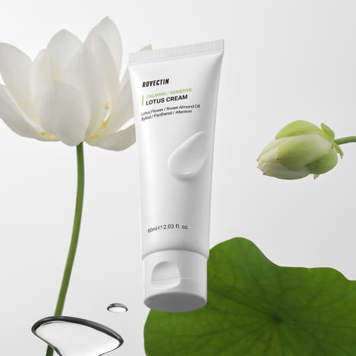 Cruelty-free lotus water cream free from alcohol and parabens