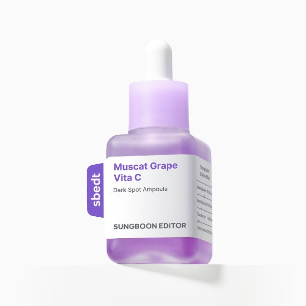 SUNGBOON EDITOR Muscat Grape Vita C Dark Spot Ampoule 40ml Korean brightening ampoule