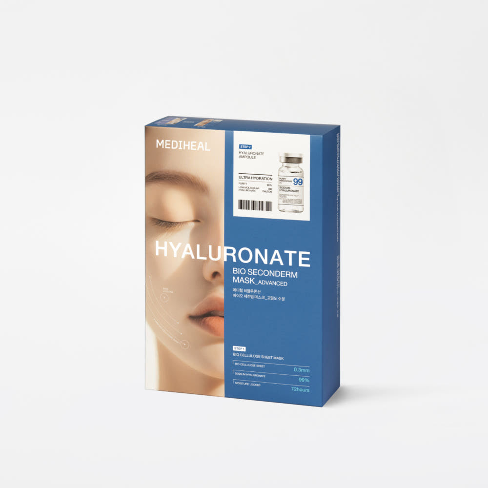 MEDIHEAL HyaluronateBioSecondermMDPM Ampoule 4ml + Mask 10ea hydrating ampoule mask