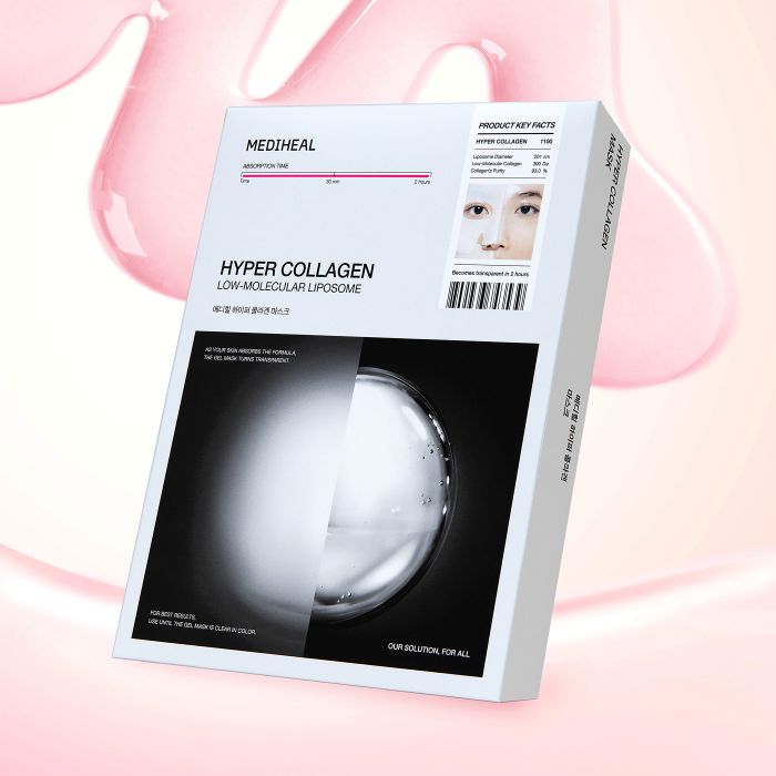 MEDIHEAL Hyper Collagen Gel Mask 35ml X 10ea collagen hydrogel mask