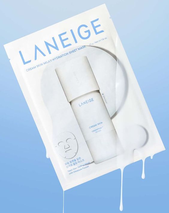 LANEIGE Cream Skin Milky mask gel sheet deep absorption