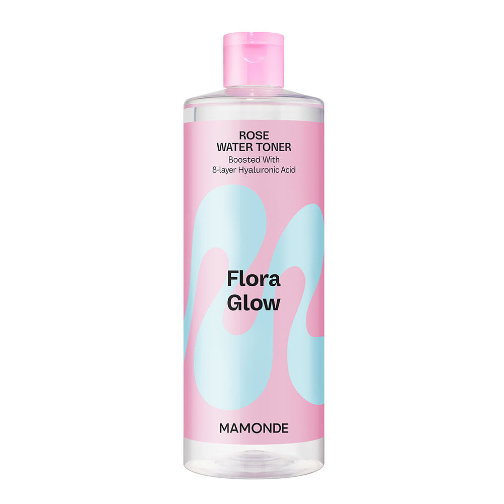Mamonde Flora Glow Rose Water Toner 500ml Korean hydrating toner