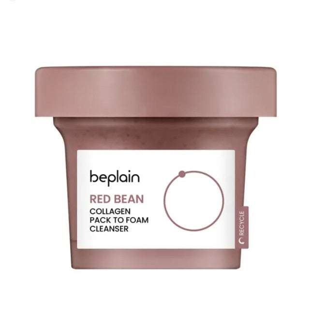 beplain Red Bean Collagen Pack To Foam Cleanser 100ml Korean skincare