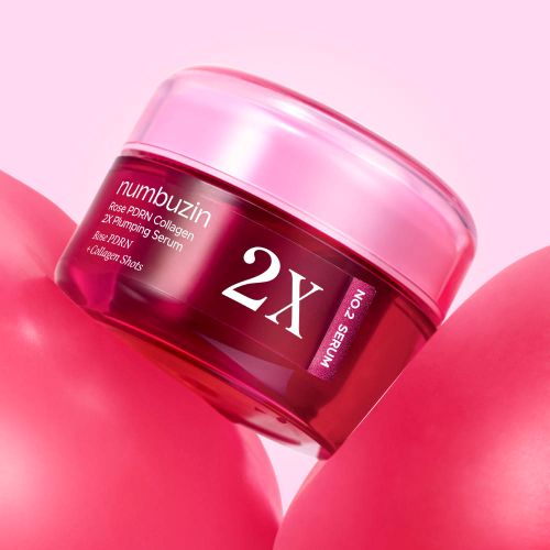numbuzin No.2 Rose PDRN 2X plumping serum bouncy dewy glow