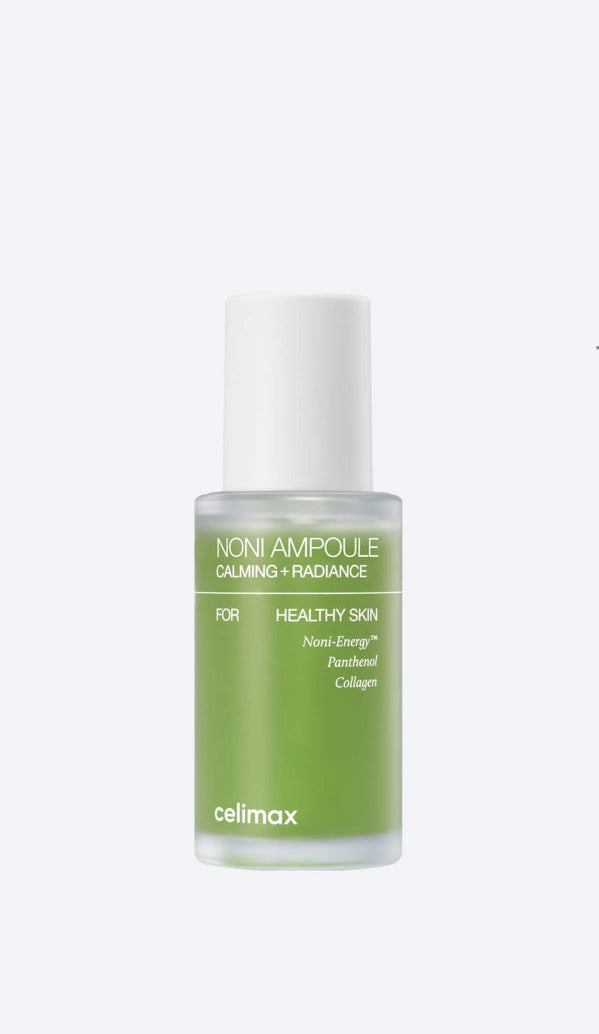 Noni Extract ampoule formula hydrates and revitalizes irritated skin